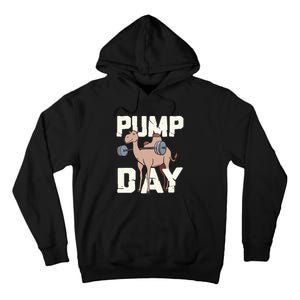 Funny Weight Lifting Hump Day Camel Fitness Humor Tall Hoodie