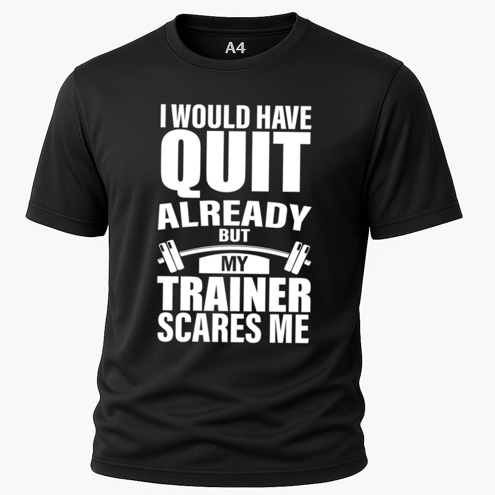 Funny Weight Lifting Gym Saying Workout Training Gift Cooling Performance Crew T-Shirt