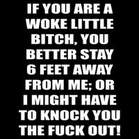 Funny Woke Little Bitch Baby Bodysuit
