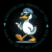Funny Whatever Life Throws At You Duck And Let Hit Someone Else  Mug