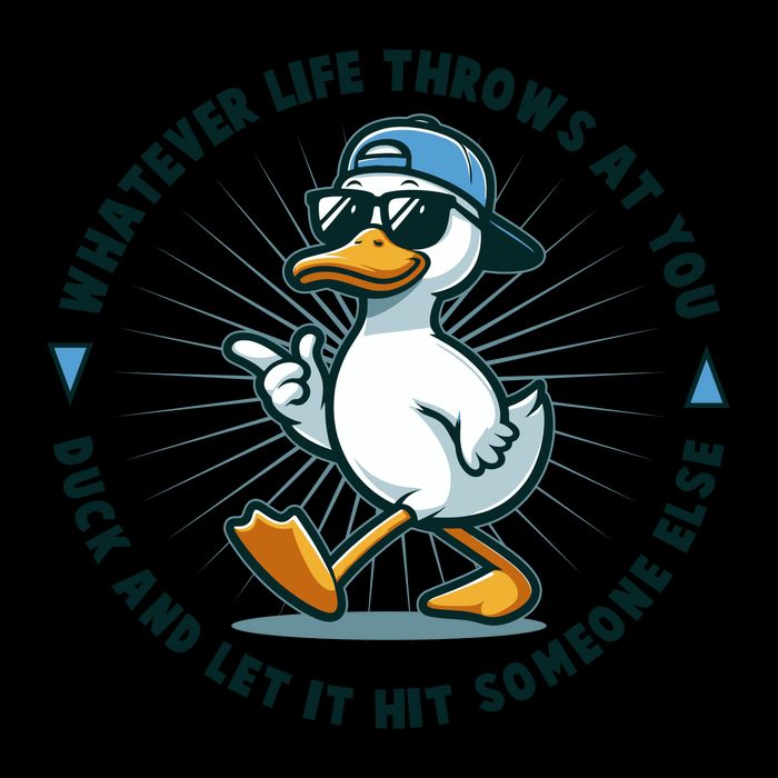 Funny Whatever Life Throws At You Duck And Let Hit Someone Else  Mug