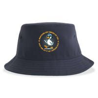 Funny Whatever Life Throws At You Duck And Let Hit Someone Else  Sustainable Bucket Hat