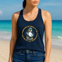 Funny Whatever Life Throws At You Duck And Let Hit Someone Else  Womens Tank Top