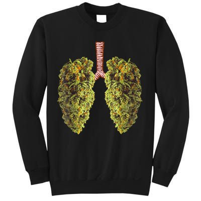 Funny Weed Lung Marijuana Bud THC Lung TShirt Sweatshirt