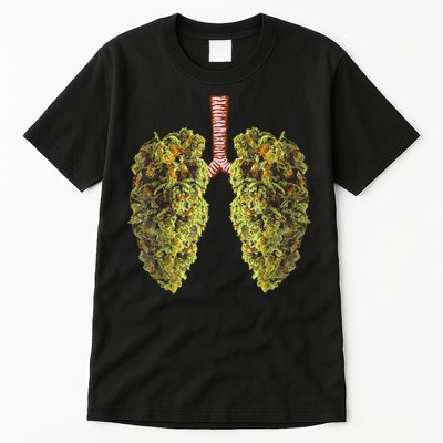 Funny Weed Lung Marijuana Bud THC Lung TShirt Tall T-Shirt