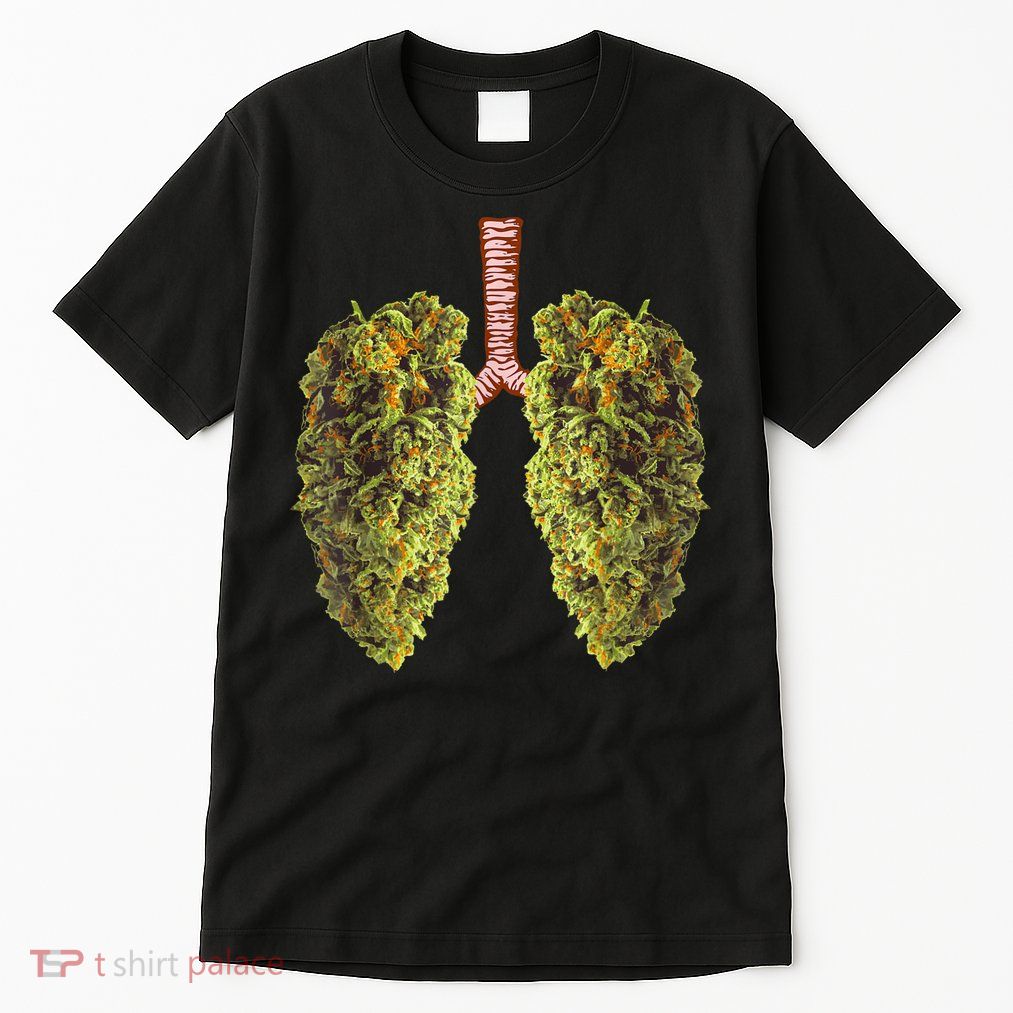 Funny Weed Lung Marijuana Bud THC Lung TShirt Tall T-Shirt
