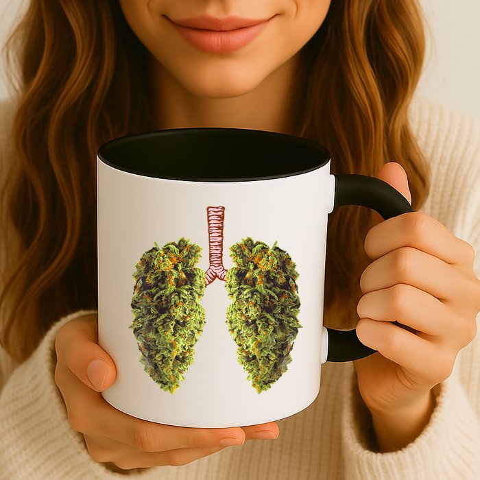 Funny Weed Lung Marijuana Bud THC Lung TShirt Mug