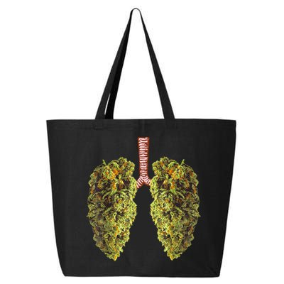 Funny Weed Lung Marijuana Bud THC Lung TShirt 25L Jumbo Tote