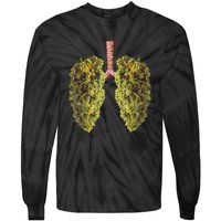 Funny Weed Lung Marijuana Bud THC Lung TShirt Tie-Dye Long Sleeve Shirt