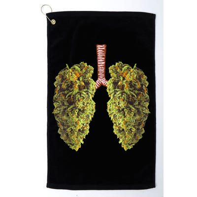 Funny Weed Lung Marijuana Bud THC Lung TShirt Golf Towel
