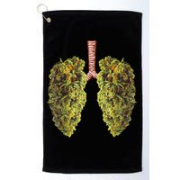 Funny Weed Lung Marijuana Bud THC Lung TShirt Golf Towel