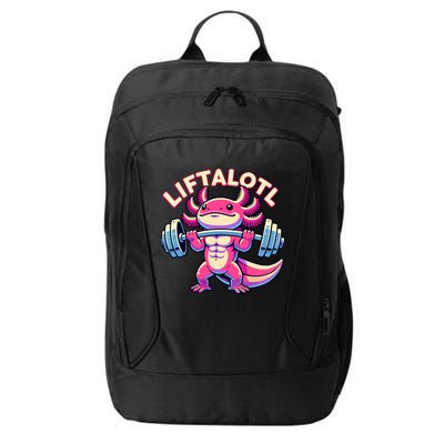 Fitness, Weight Lifting Training, Workout, Axolotl LIFTALOTL City Backpack