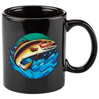 Fishing Worm Lake 11oz C Handle Ceramic Mug
