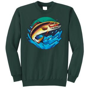 Fishing Worm Lake Sweatshirt