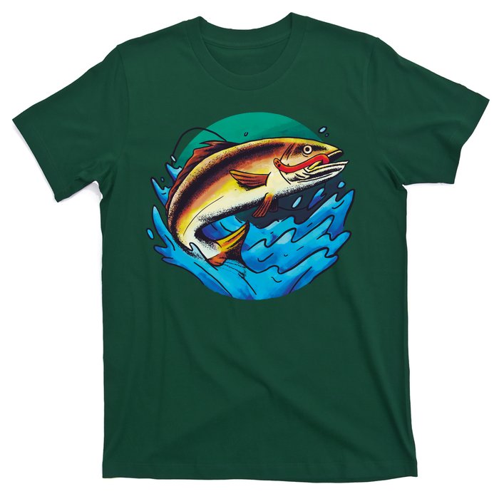 Fishing Worm Lake T-Shirt