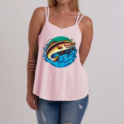 Fishing Worm Lake Women's Strappy Tank