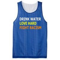 Funny Water Love Hard Fight Racism Cool Gift Mesh Reversible Basketball Jersey Tank