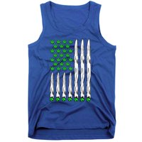 Funny Weed Leaf Flag Cannabis 4th Of July Tank Top