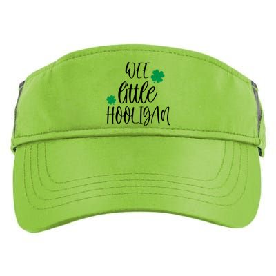 Funny Wee Little Hooligan St Patrick’s Day Funny Gift Adult Drive Performance Visor