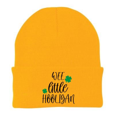 Funny Wee Little Hooligan St Patrick’s Day Funny Gift Knit Cap Winter Beanie