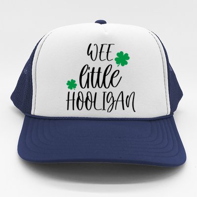 Funny Wee Little Hooligan St Patrick’s Day Funny Gift Trucker Hat