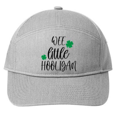 Funny Wee Little Hooligan St Patrick’s Day Funny Gift 7-Panel Snapback Hat