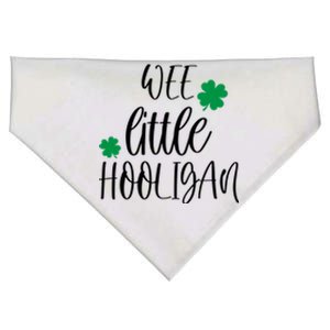 Funny Wee Little Hooligan St Patrick’s Day Funny Gift USA-Made Doggie Bandana