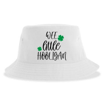 Funny Wee Little Hooligan St Patrick’s Day Funny Gift Sustainable Bucket Hat