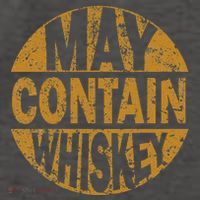 Funny Whiskey Lovers Gift May Contain Whiskey Vector Backpack
