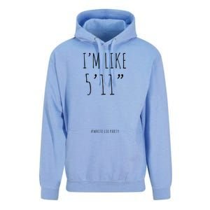 Funny White Lies Party I’m Like 5’11” And Gift Unisex Surf Hoodie