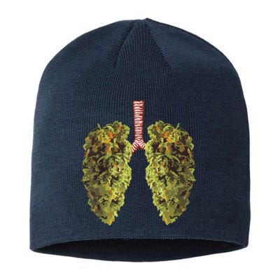 Funny Weed Lung Marijuana Bud THC Lung Sustainable Beanie