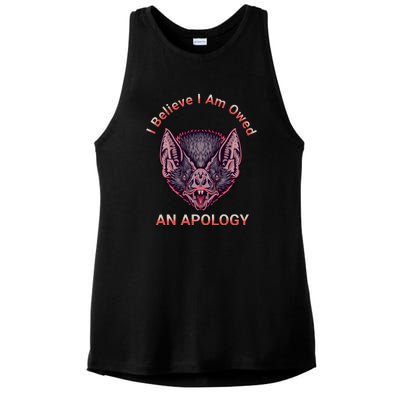 Funny Wuhan Lab Leak Fauci Lied Ladies PosiCharge Tri-Blend Wicking Tank