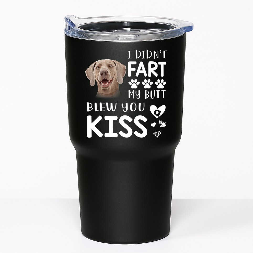 Funny Weimaraner Mom Dad Dog Lovers Gift Tumbler