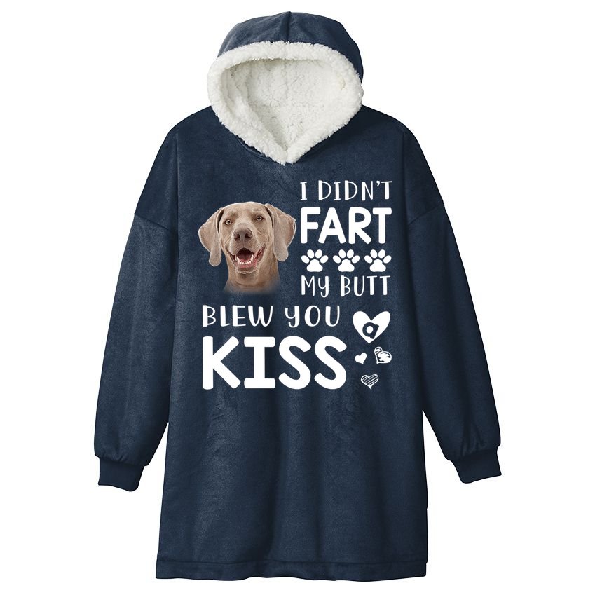 Funny Weimaraner Mom Dad Dog Lovers Gift Hooded Wearable Blanket