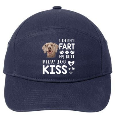 Funny Weimaraner Mom Dad Dog Lovers Gift 7-Panel Snapback Hat