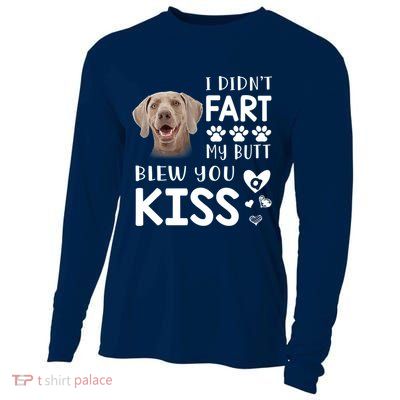 Funny Weimaraner Mom Dad Dog Lovers Gift Cooling Performance Long Sleeve Crew