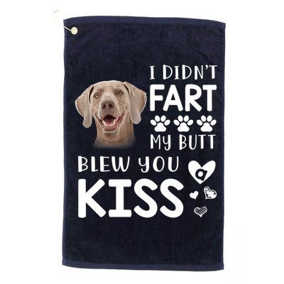 Funny Weimaraner Mom Dad Dog Lovers Gift Golf Towel