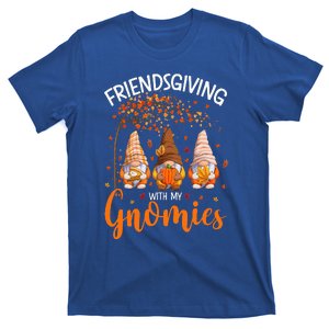 Friendsgiving With My Gnomies Thanksgiving Gnome Pumpkin T-Shirt