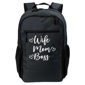 Funny Wife Mom Boss Mother Mom Mama Married Boss Design Cool Gift Daily Commute Backpack