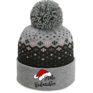 Frohe Weihnachten Merry Christmas Auf Deutsch German Germany The Baniff Cuffed Pom Beanie