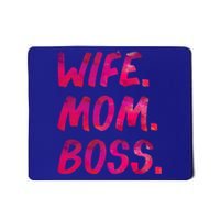 Funny Wife Mom Boss Mothers Day Tee Cute Husband Husb Gift Mousepad