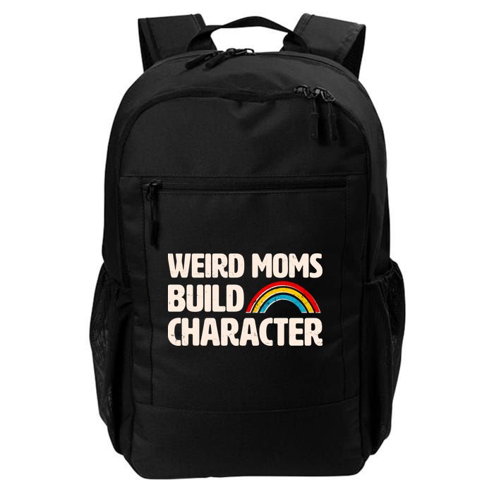Funny Weird Moms Build Characters Backpack