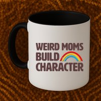 Funny Weird Moms Build Characters Mug