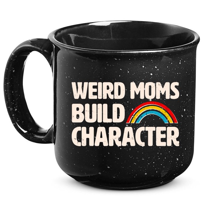 Funny Weird Moms Build Characters 15oz Campfire Ceramic Mug