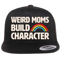 Funny Weird Moms Build Characters Flatbill Hat
