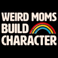 Funny Weird Moms Build Characters Flatbill Hat