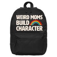 Funny Weird Moms Build Characters 16 in Basic Backpack