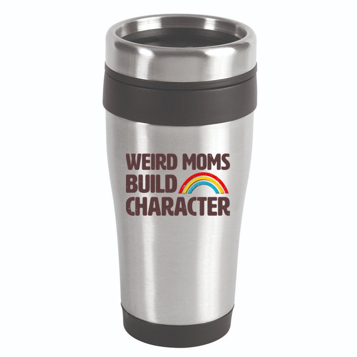 Funny Weird Moms Build Characters 16oz Travel Tumbler