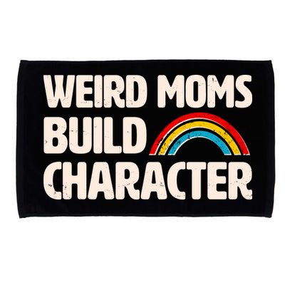 Funny Weird Moms Build Characters Microfiber Hand Towel