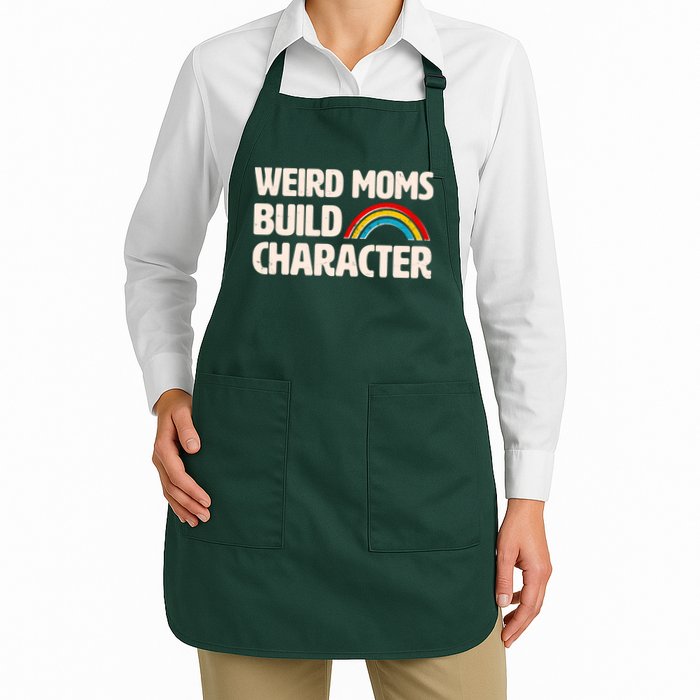 Funny Weird Moms Build Characters Apron